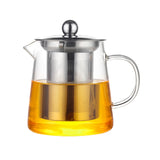 High Borosilicate Glass Teapot with Stainless Steel Infuser - 1300ML