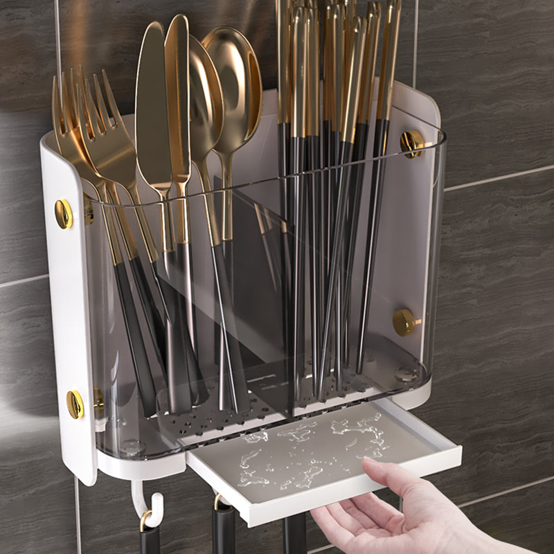 Multifunctional Wall Mount Cutlery Holder