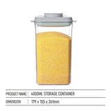 Ankou 4000ML Square Food Storage Container