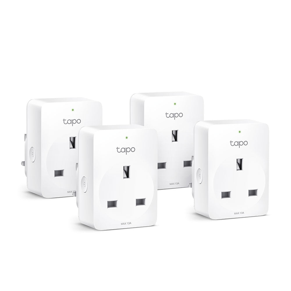 TP-Link Tapo P100 Mini Smart Wi-Fi Socket - 4 Pack