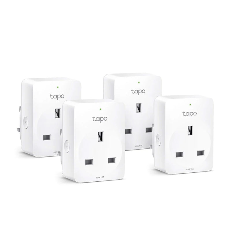 TP-Link Tapo P110 Mini Smart Wi-Fi Energy Monitoring Socket - 4 Pack