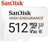 SanDisk High Endurance MicroSD Card - 512GB