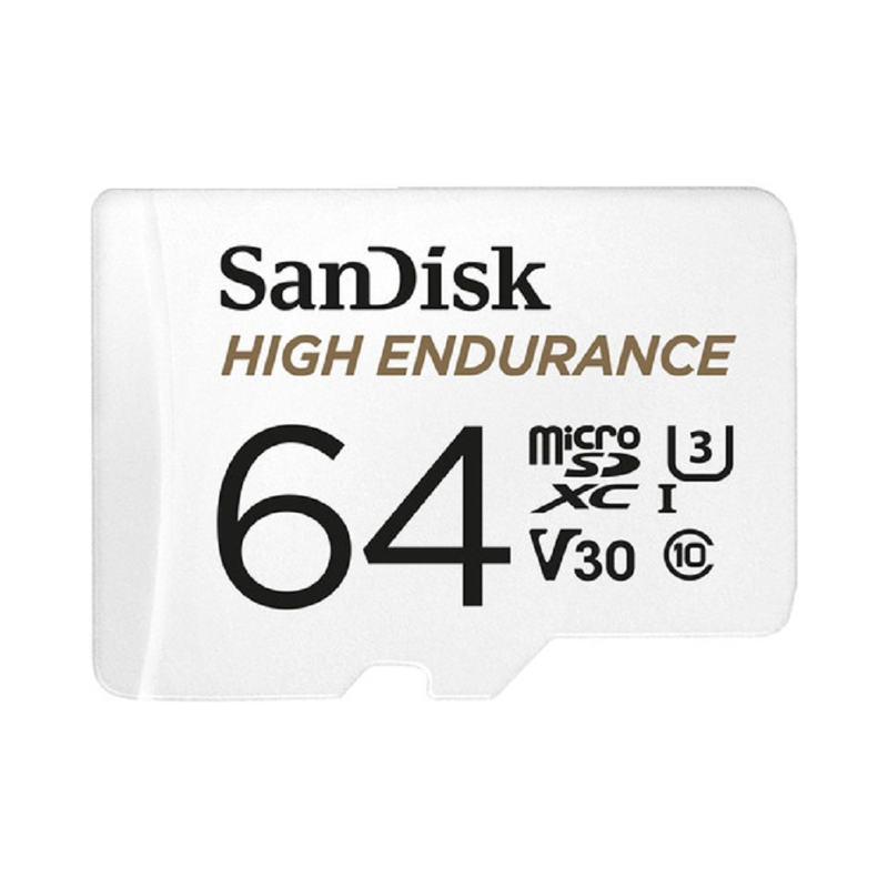 SanDisk High Endurance MicroSD Card - 64GB