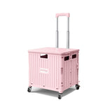 Foldable Utility Trolley Cart 65L