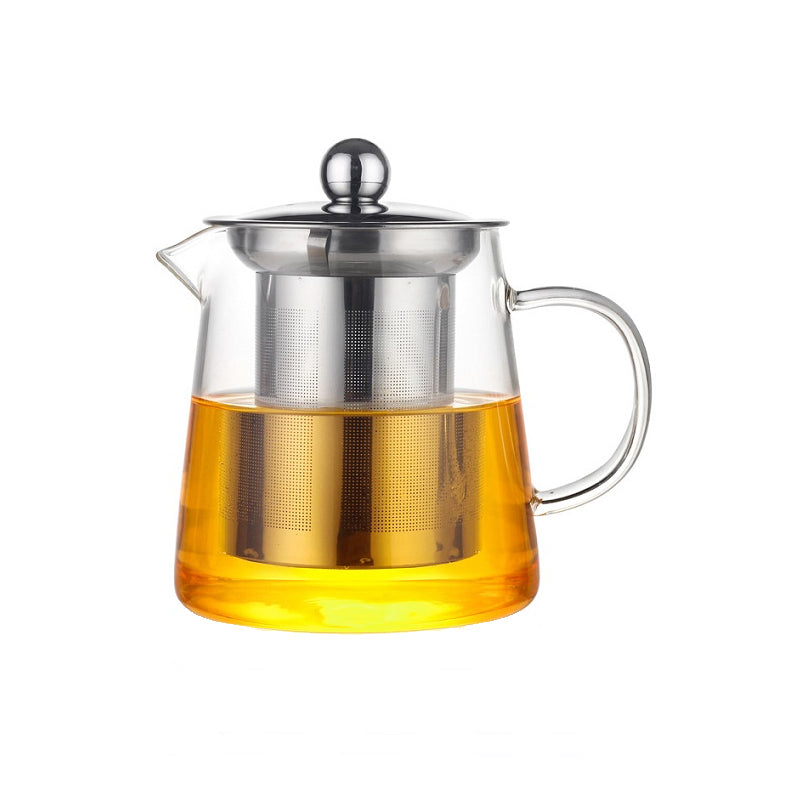 High Borosilicate Glass Teapot with Stainless Steel Infuser - 950ML