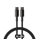 Baseus Tungsten Gold Type-C to Type-C 100W Charging Cable - 1M