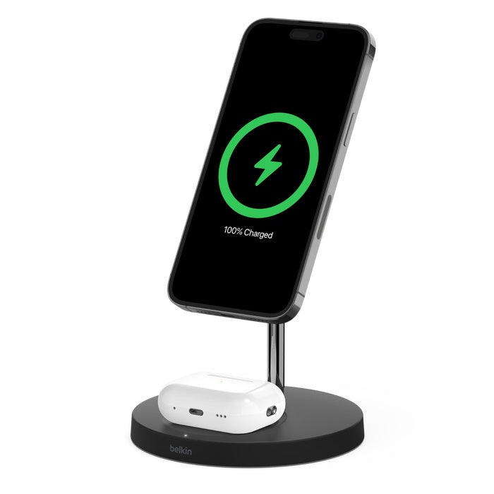 Belkin BoostCharge Pro 2-in-1 Wireless Charger Stand