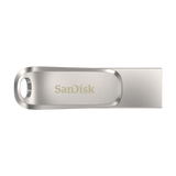 SanDisk Ultra Dual Drive Luxe USB Type-C - 128GB Silver