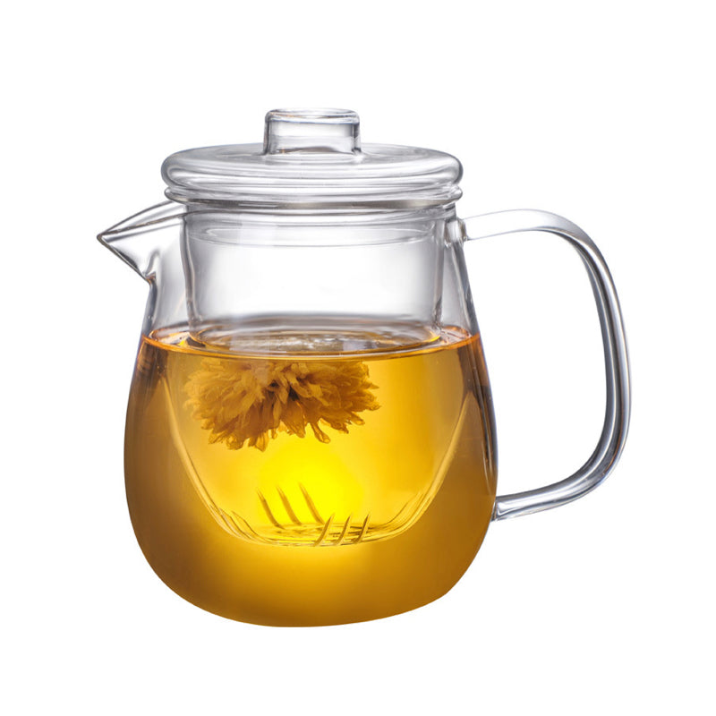 High Borosilicate Glass Teapot with Glass Infuser - 600ML