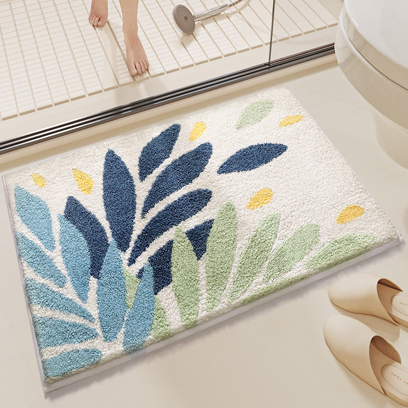 Anti-Slip Bathroom Mat - Flying Leaves