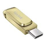 SanDisk Ultra Dual Drive Luxe USB Type-C - 128GB Gold