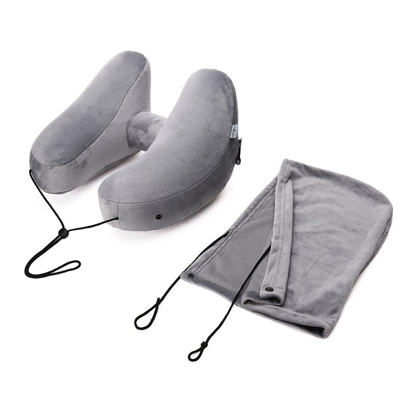 TravelSky Inflatable H-Shaped Travel Pillow