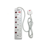 Morries MS-3255 5-Way 3M Extension Cord with Surge Protector