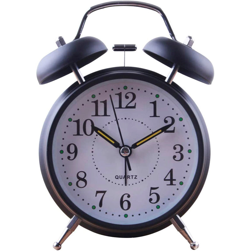 4 Inch Twin Double Bell Alarm Clock