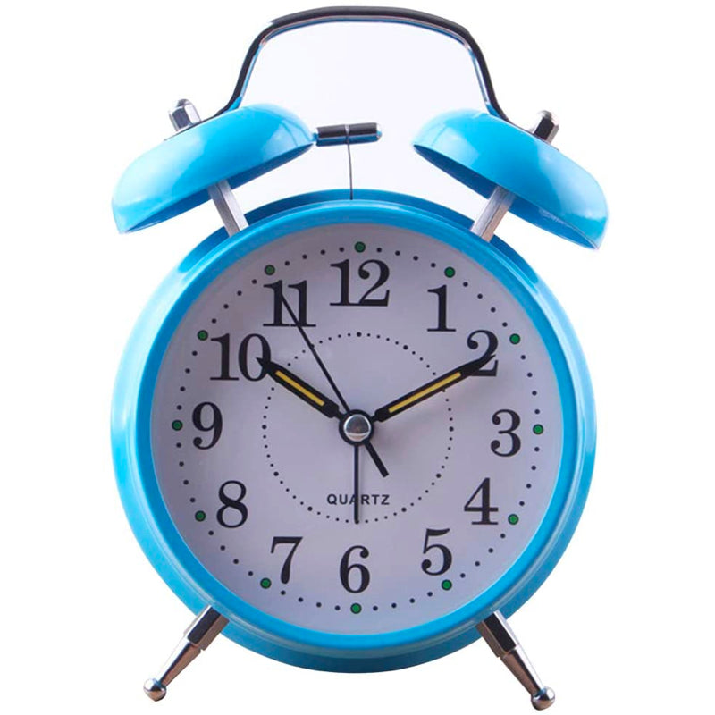 4 Inch Twin Double Bell Alarm Clock