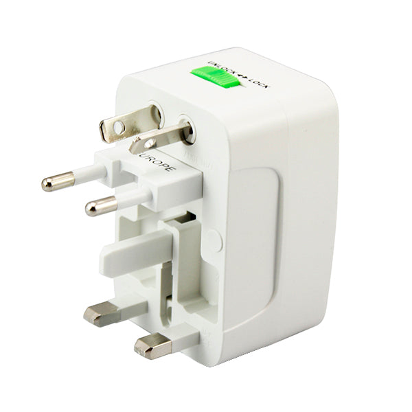 Universal White Travel Adapter