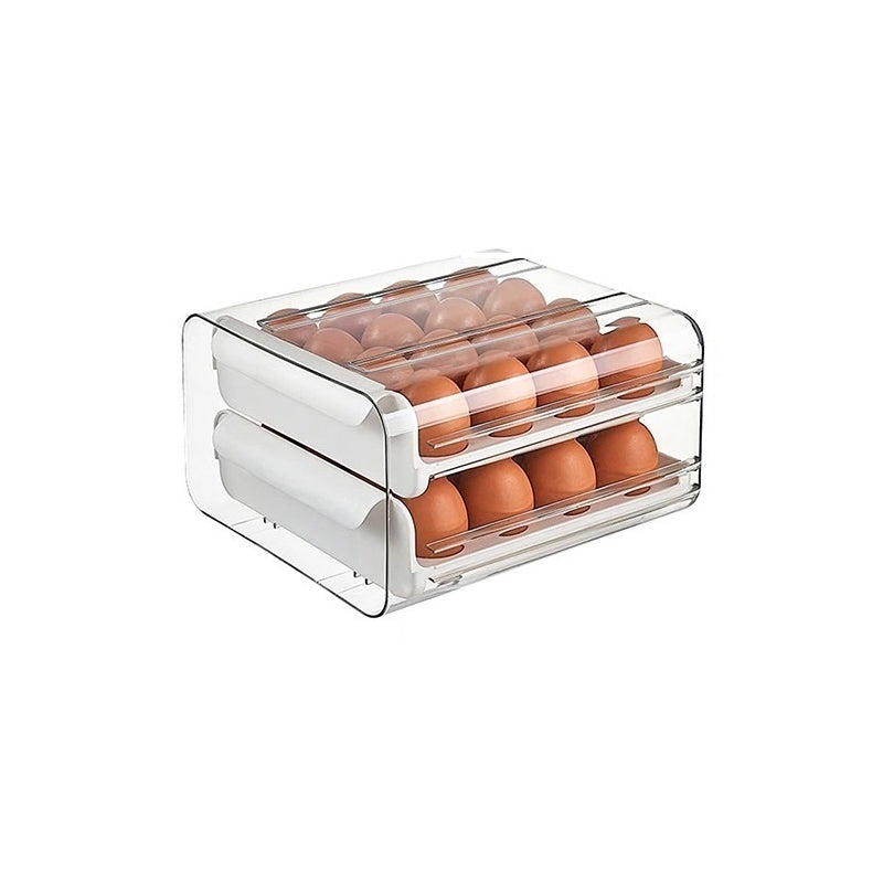 Stackable 32 Grid Egg Storage Drawer