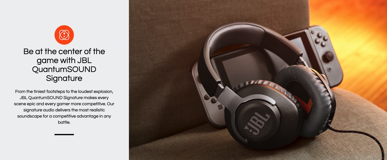 Buy JBL Quantum 100, Over Ear Gaming Headset - JBL Singapore